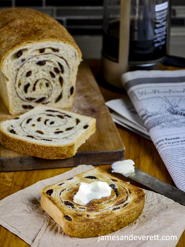 Cinnamon Swirl Raisin Bread